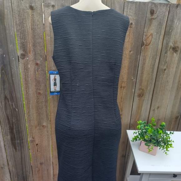 NWT Mario Serrani Italy Black Dress Large - Picture 5 of 6